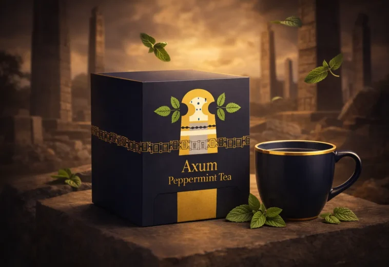 AXUM Tea Packaging Design